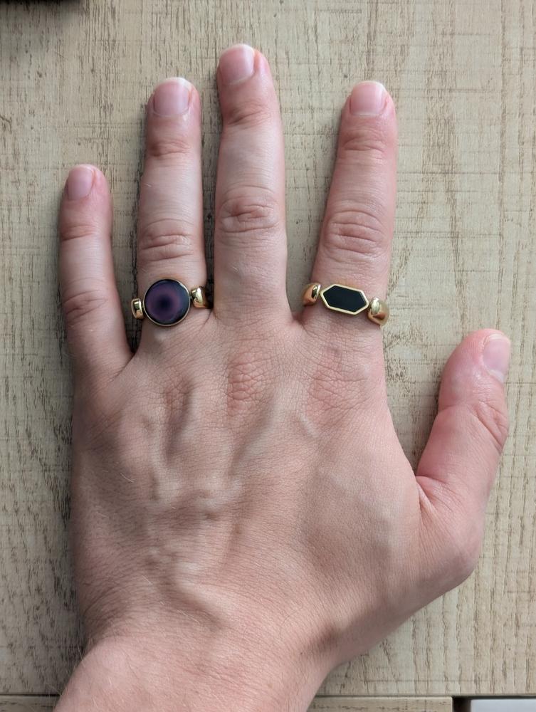 Mood Round Element (color changing) - Customer Photo From Joseph Primiani