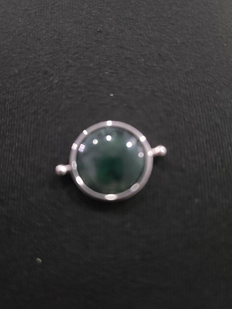 Moss Agate Crystal Spinner - Customer Photo From KATE WADIA