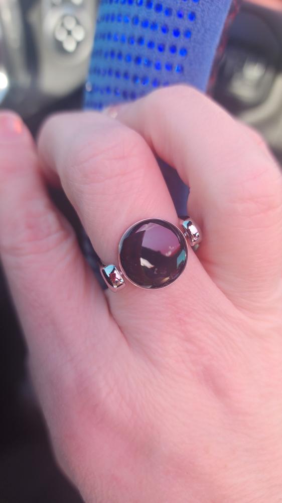 Mood Color-Changing Click n Spin Fidget Ring for Anxiety - Customer Photo From Amanda Schott
