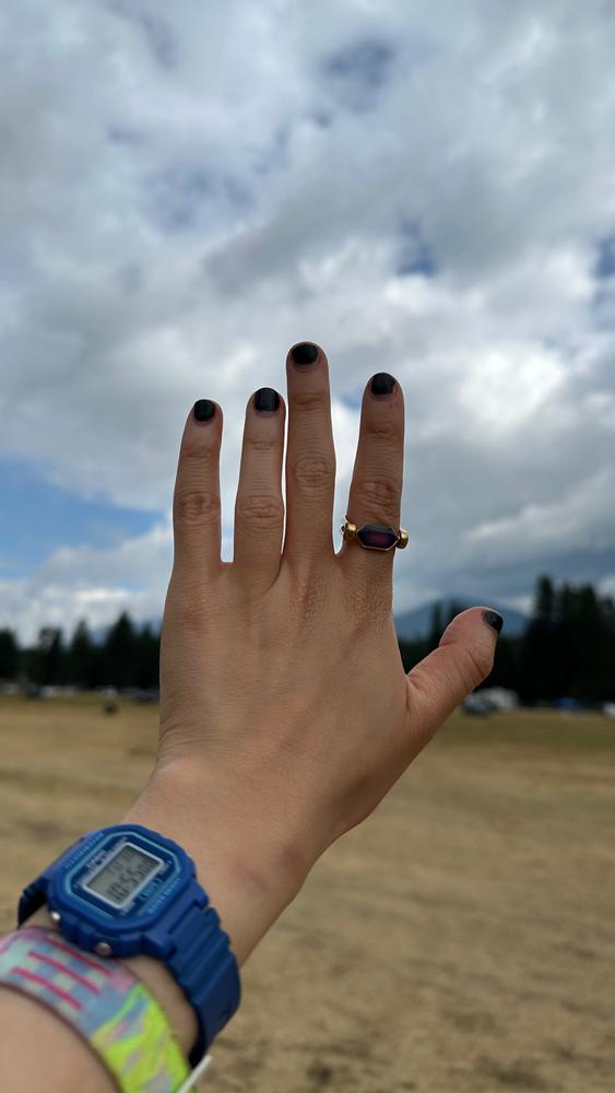 Mood Color-Changing Click n Spin Fidget Ring for Anxiety - Customer Photo From Jamie