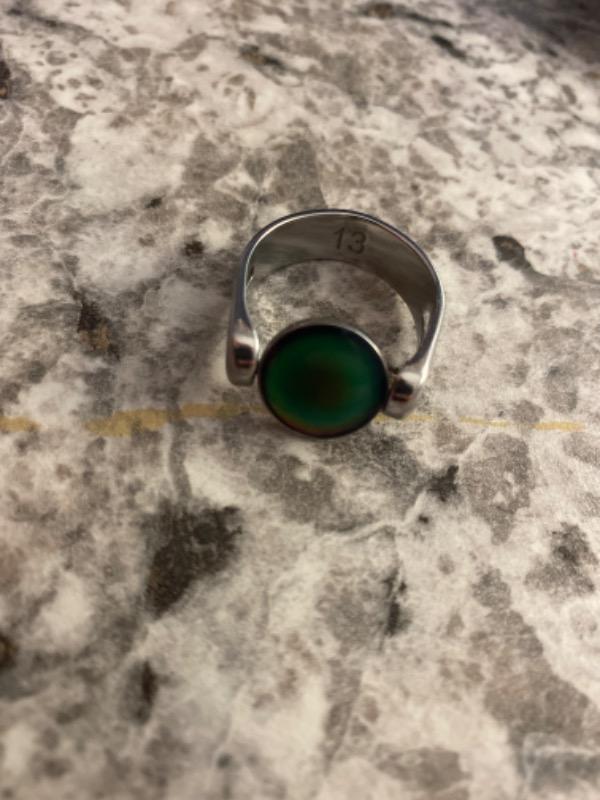 Mood Color-Changing Click n Spin Fidget Ring for Anxiety - Customer Photo From Trisha M.