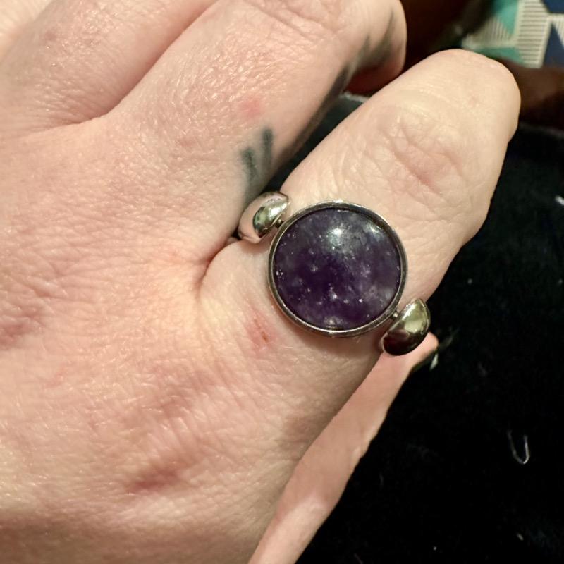 Purple Jasper Crystal Spinner - Customer Photo From Renee C.