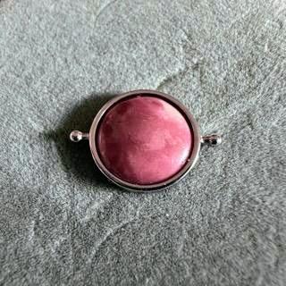 Rhodonite Round Crystal Element - Customer Photo From Ted R.