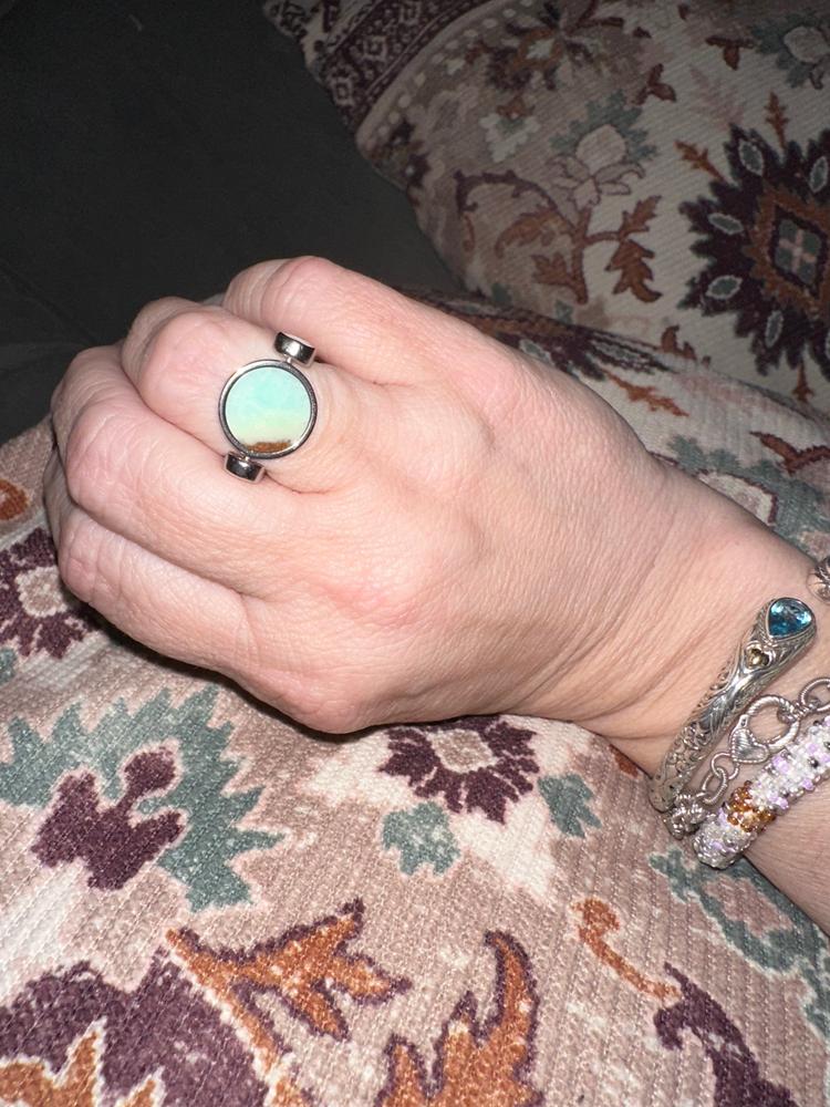 Chrysoprase Round Crystal Element - Customer Photo From Missy