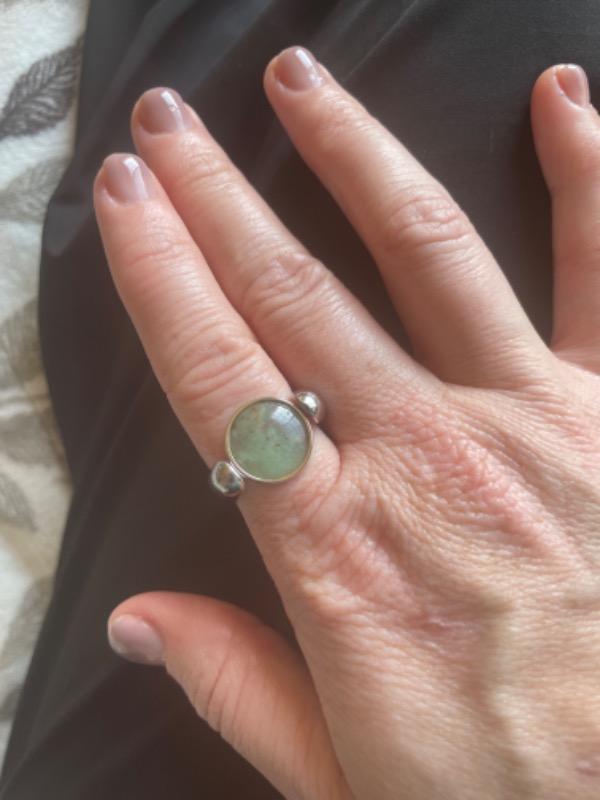 Chrysoprase Crystal Spinner - Customer Photo From Lindsay B.