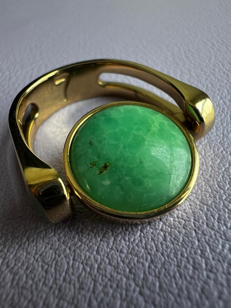 Chrysoprase Round Crystal Element - Customer Photo From Megan