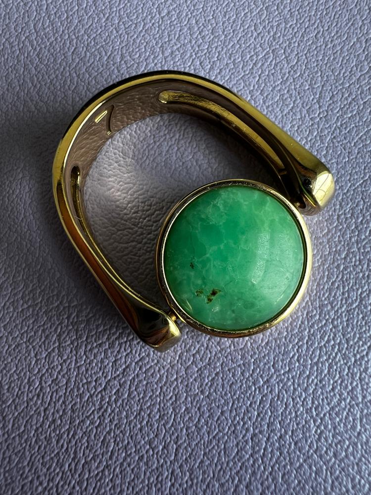 Chrysoprase Round Crystal Element - Customer Photo From Megan