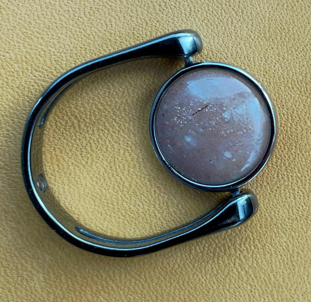 Sunstone Round Crystal Element - Customer Photo From Diane 