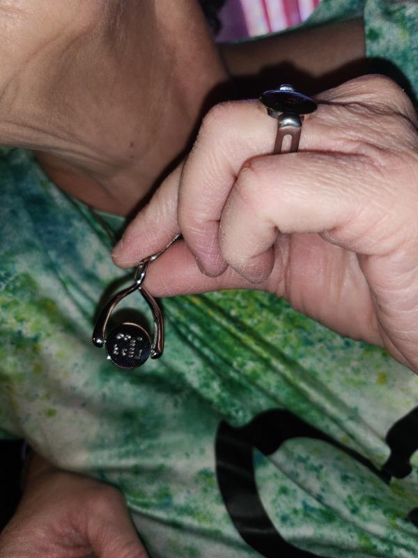 Wishbone Necklace - Customer Photo From Debra S.