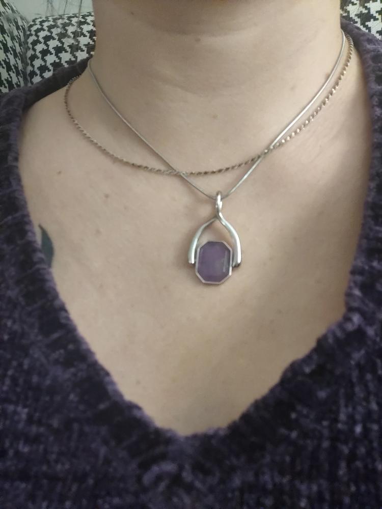 Wishbone Interchangeable Necklace - Customer Photo From Jessica Hopkins