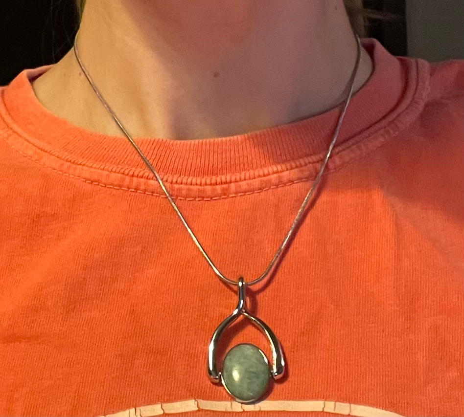 Wishbone Interchangeable Necklace - Customer Photo From Sara Morrey