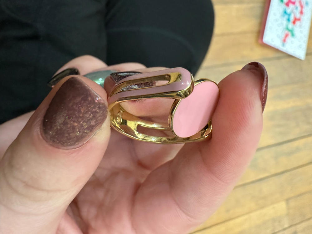 Chroma Ring Band - choose from 5 colors - Customer Photo From Danielle C.
