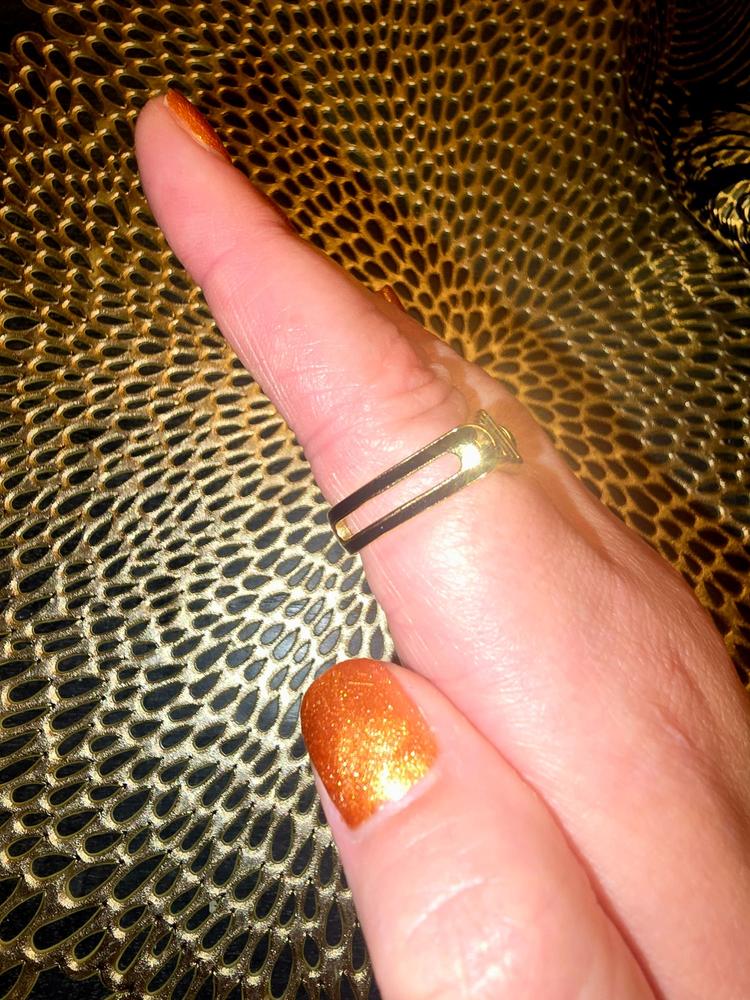 Chroma Ring Band - Customer Photo From Katherine Locke