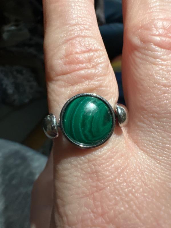 Malachite Crystal Spinner - Customer Photo From Mary M.