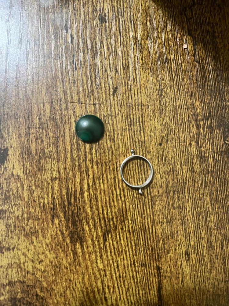 Malachite Round Crystal Element - Customer Photo From Faith