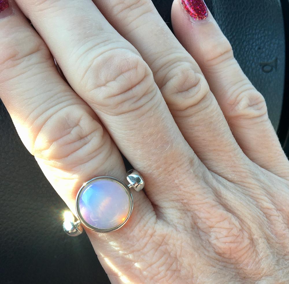 Opalite Interchangeable CONQUERing Spinner - Customer Photo From Chanda