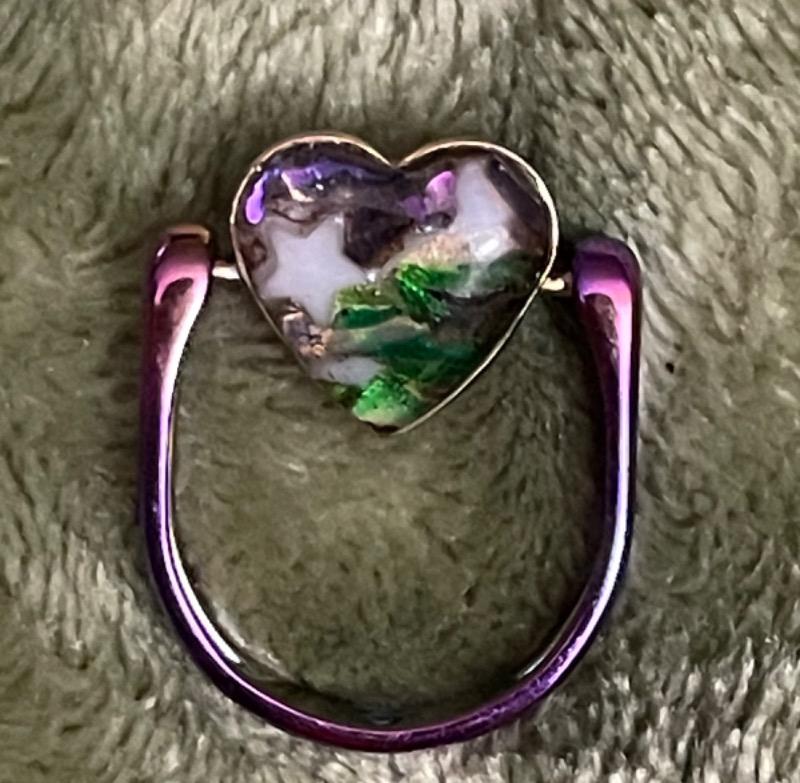 DIY Heart Element Bezel - Customer Photo From Diane Vo