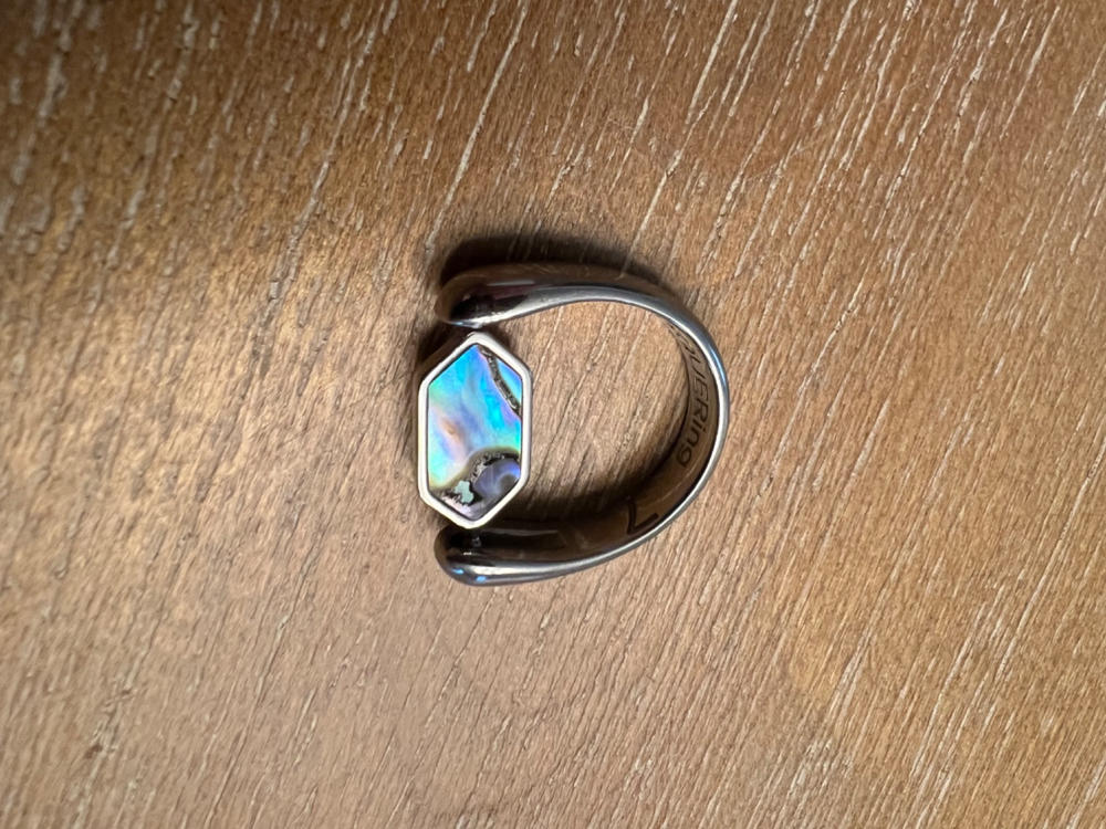 Abalone Shell HexBar Crystal Element - Customer Photo From Tara Waterhouse