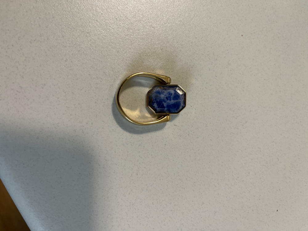 Sodalite Octangle™ Crystal Element - Customer Photo From Stacey Amaral