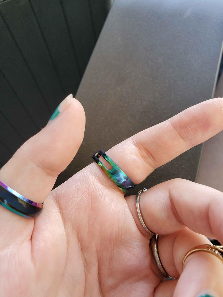 Rainbow Classic Fidget Ring Band - Customer Photo From Chance