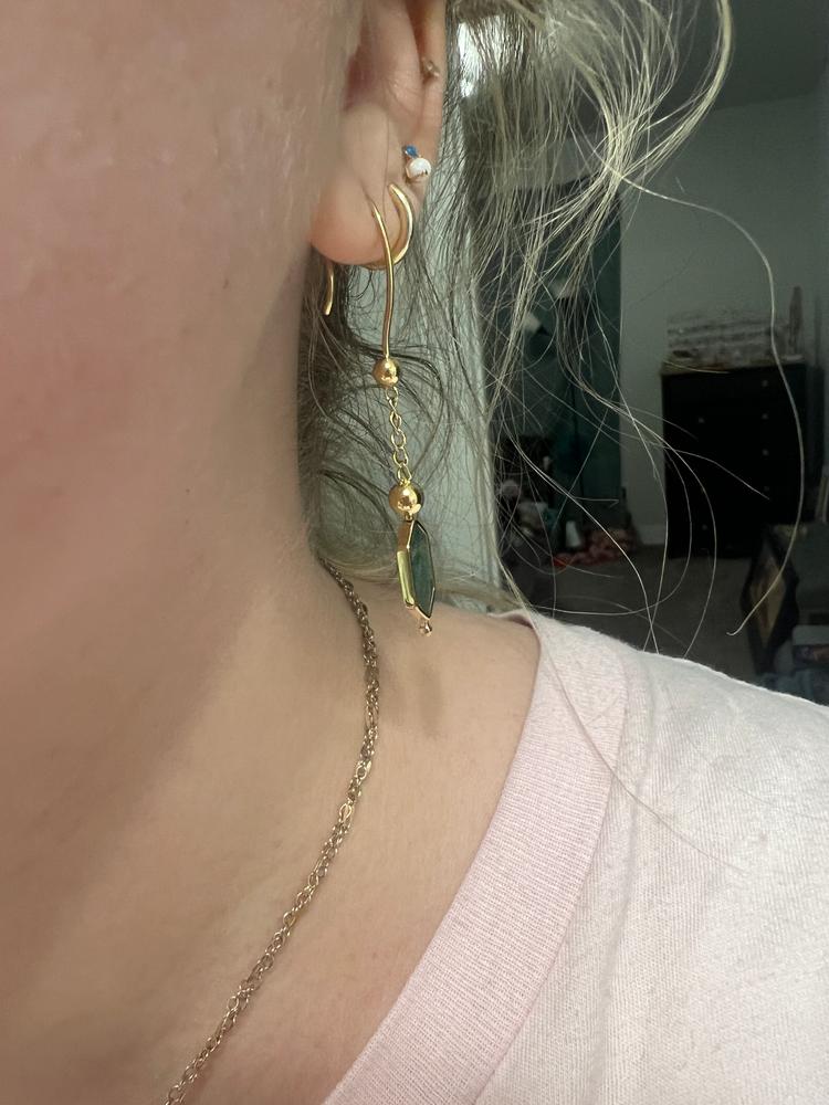 AuraDel Earrings - Customer Photo From Abby