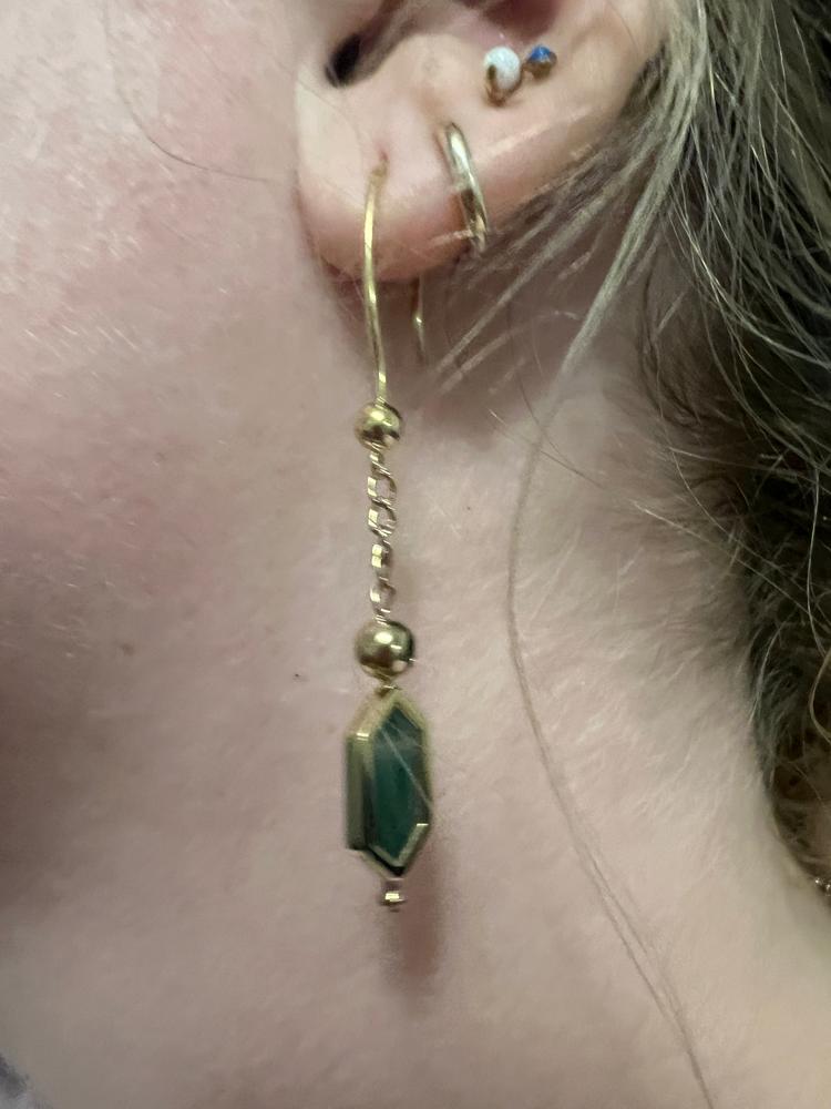 AuraDel Earrings - Customer Photo From Abby