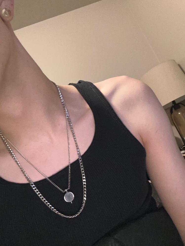 Layering Necklace Chains - Customer Photo From Wayne Flores