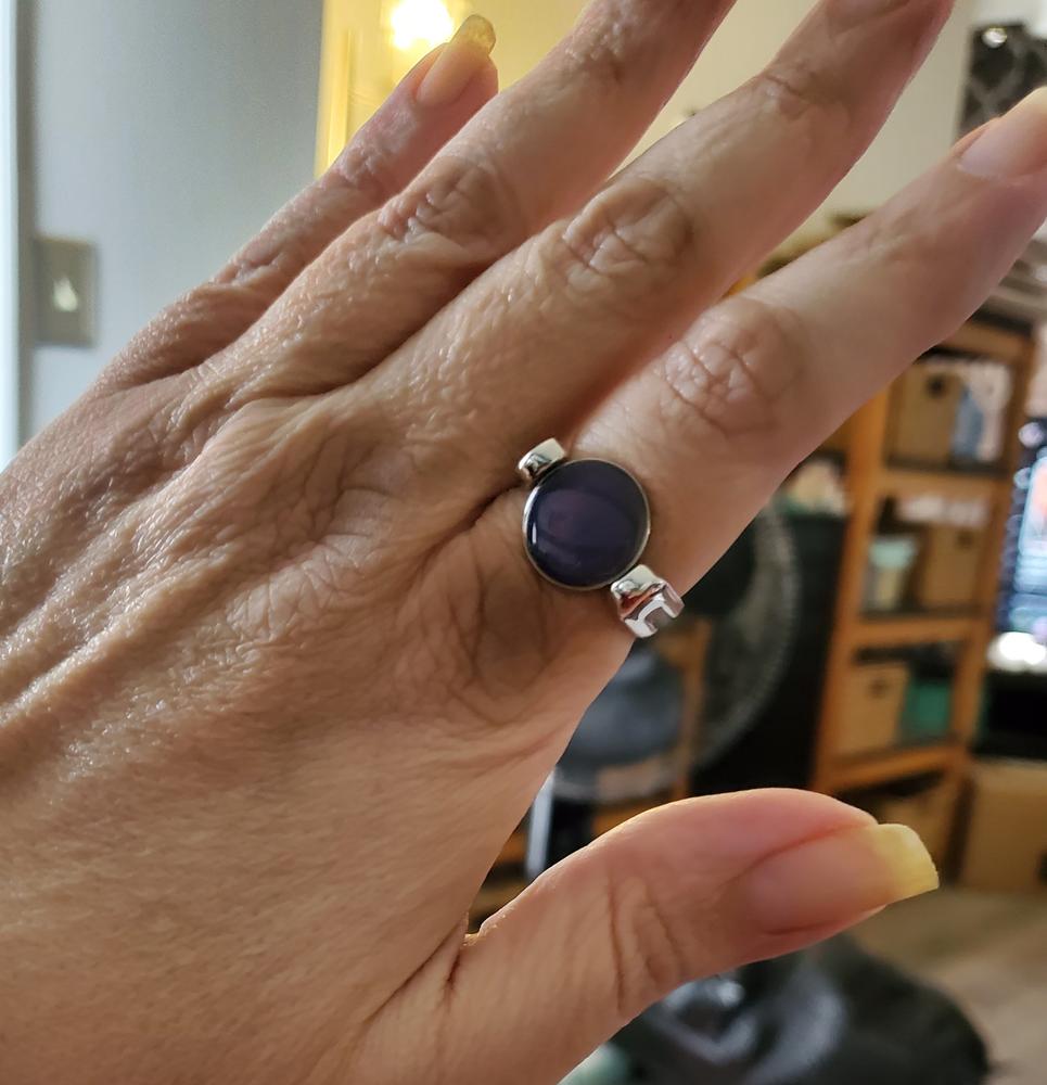 Abalone Shell Oval Crystal Element - Customer Photo From Shelley L Cross
