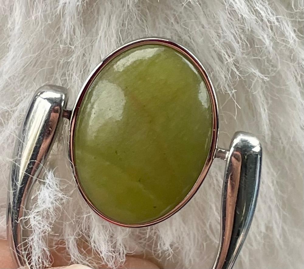 Peridot Oval Crystal Element - Customer Photo From Diane