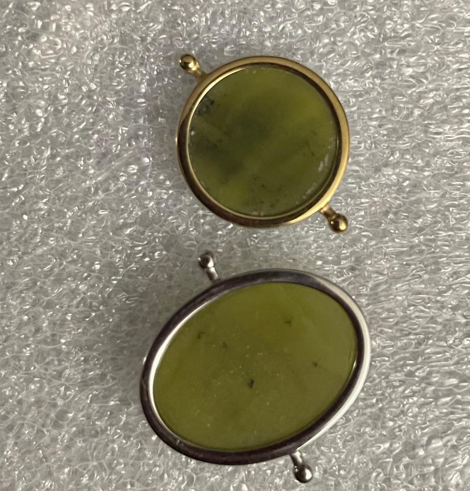 Peridot Oval Crystal Element - Customer Photo From Diane