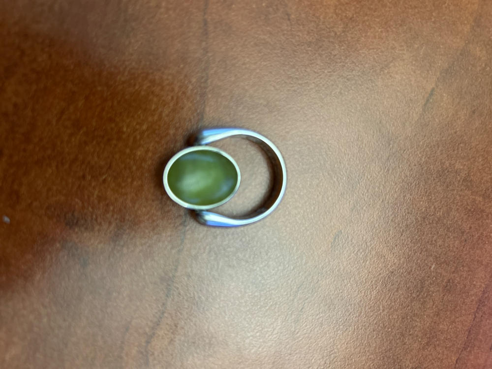 Peridot Oval Crystal Element - Customer Photo From Amy Parke