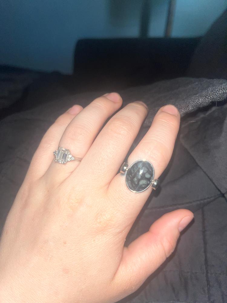 Black Picasso Oval Crystal Element - Customer Photo From Shyanne 