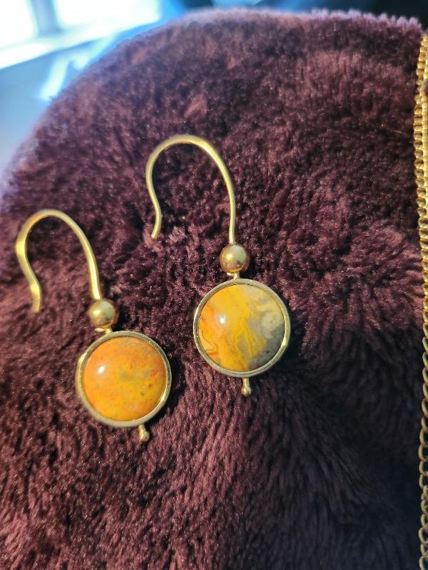 Crystal AuraDel Earrings - Customer Photo From Kristen E.