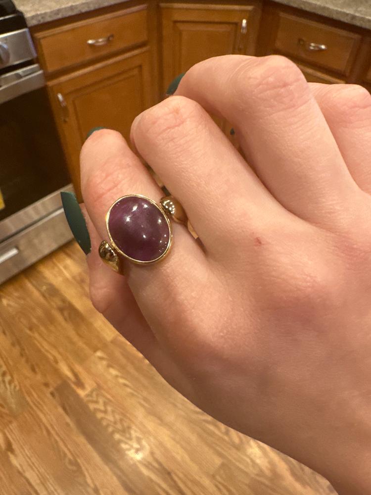 Amethyst Oval Crystal Element - Customer Photo From Samantha Sokolowski