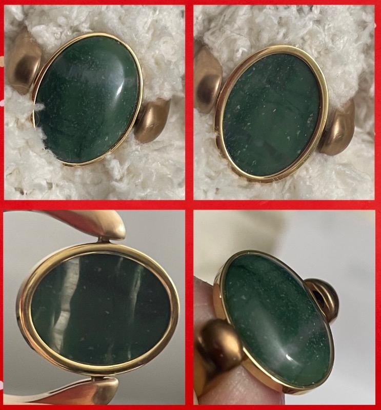 African Jade Oval Crystal Element - Customer Photo From Diane Vo