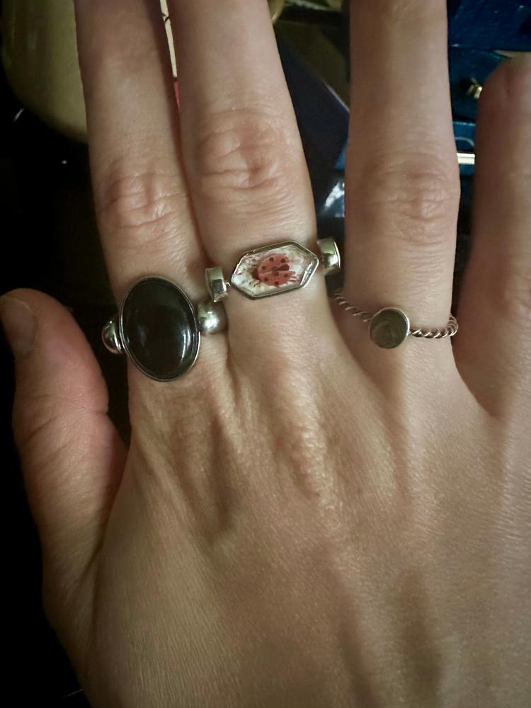 Onyx Oval Crystal Element - Customer Photo From Samantha 