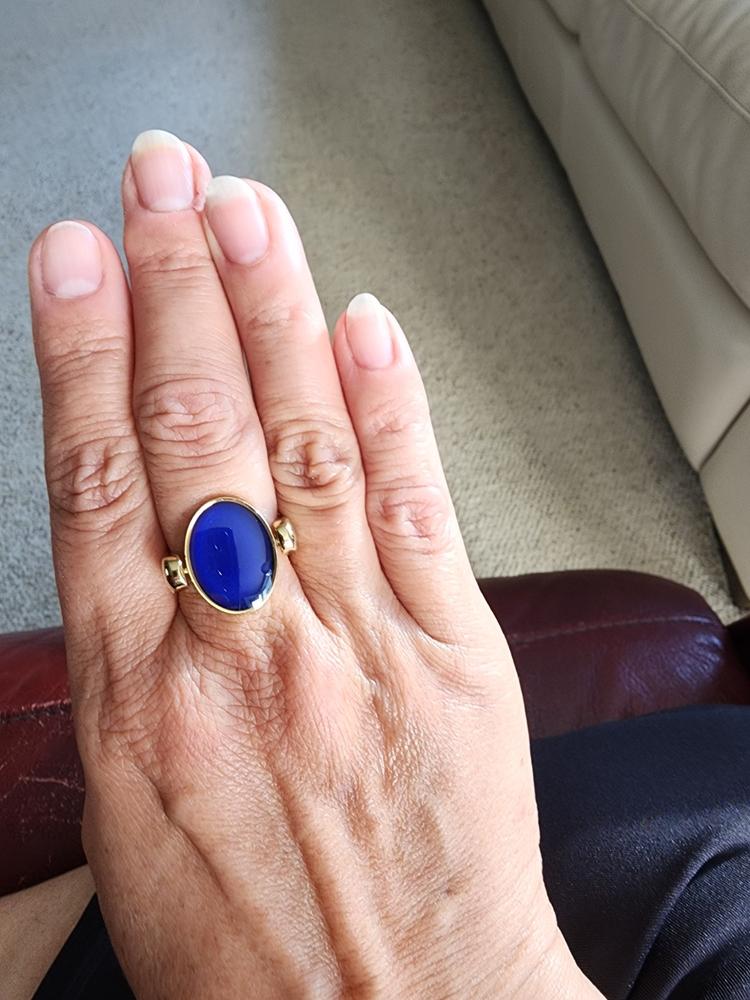 Mood Oval Element (color changing) - Customer Photo From TikTok Order