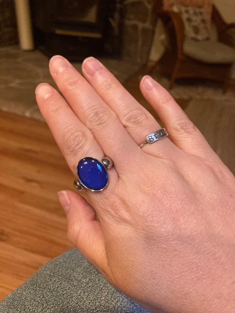 Mood Oval Element (color changing) - Customer Photo From Lindsey