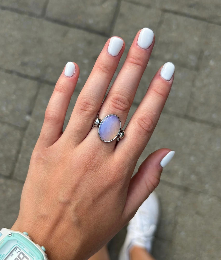 Opalite Oval Element - Customer Photo From Laura J.