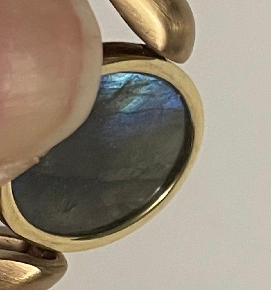 Standard Labradorite Oval Crystal Element - Customer Photo From Diane