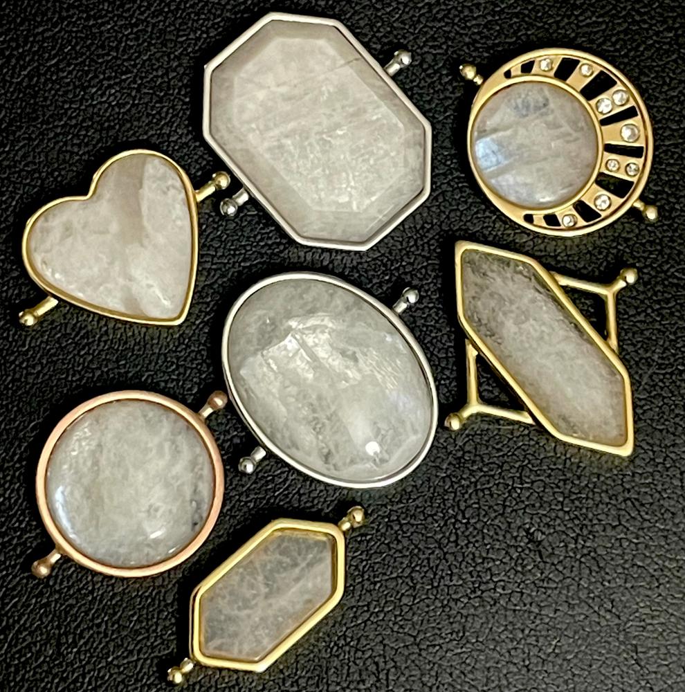 Rose Gold Round Crystal Element - Customer Photo From Diane