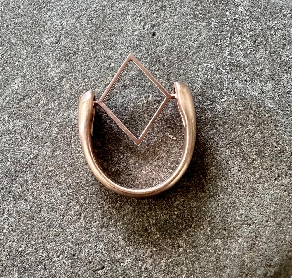 Rose Gold Open Shape Element - Customer Photo From Megan