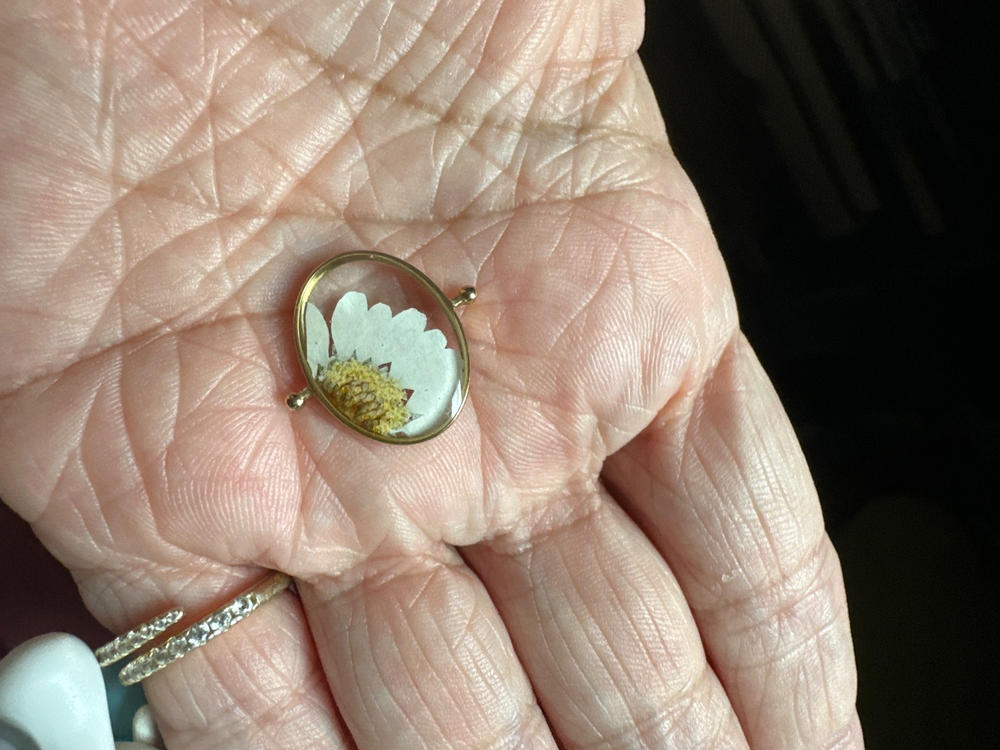 Daisy Oval Vessel Element – FoundKept Collab - Customer Photo From Priscilla Diamante