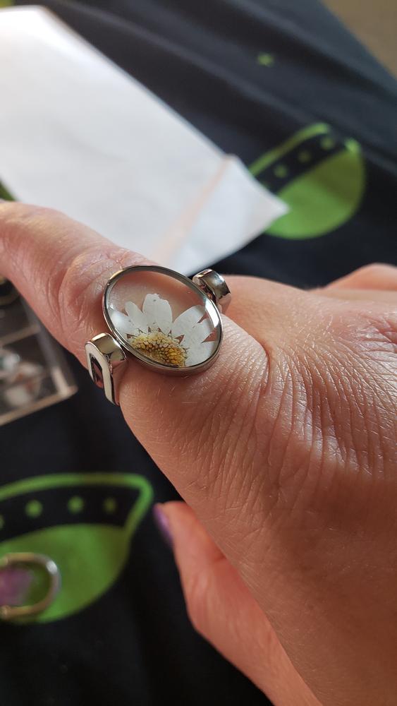Daisy Oval Vessel Element – FoundKept Collab - Customer Photo From Annie Eich