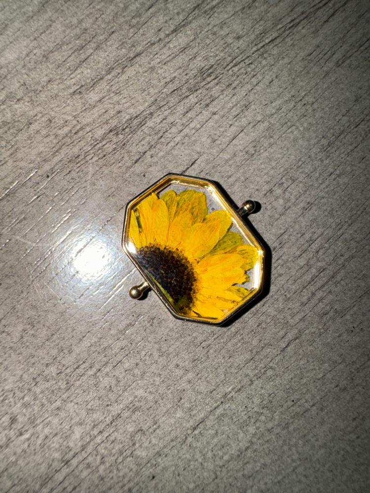 Sunflower Vessel Element – FoundKept Collab - Customer Photo From Ashley