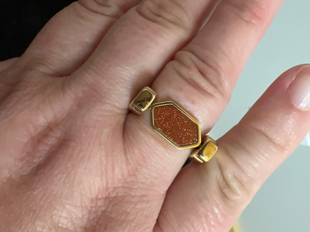 Goldstone Element - Customer Photo From Jillian G.