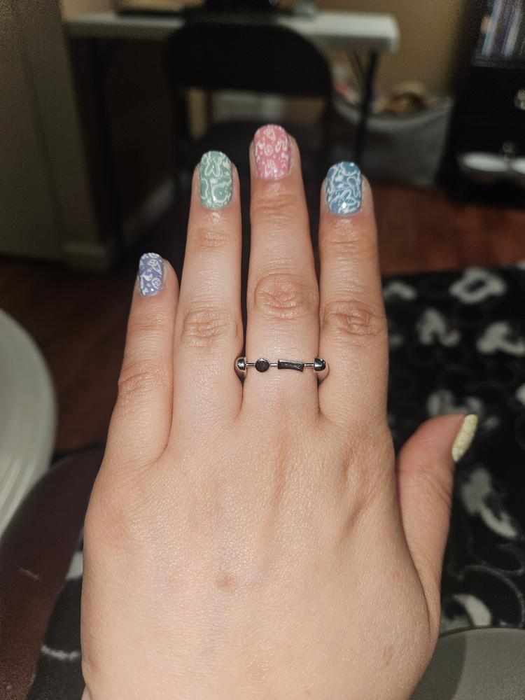 Semicolon CrossBar™ Element - Customer Photo From Maria H.