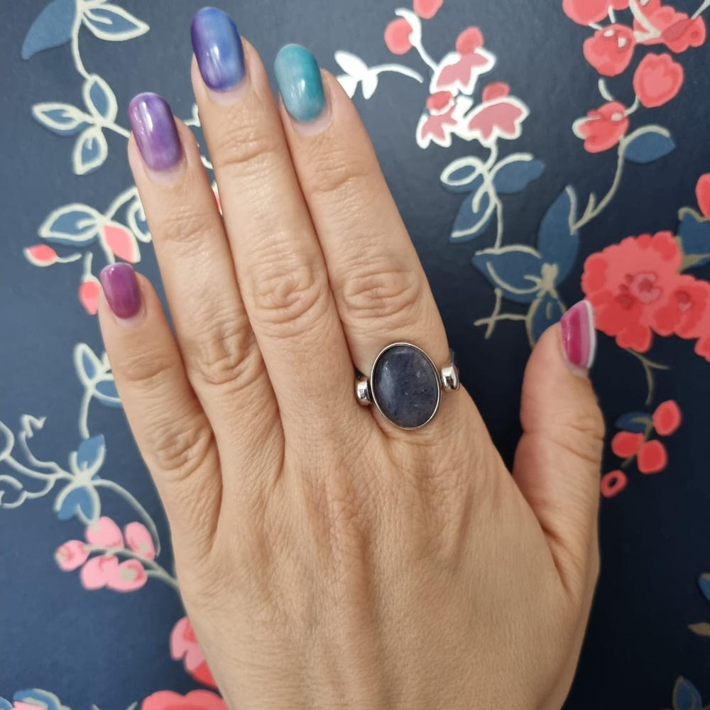 Blue Aventurine Oval Crystal Element - Customer Photo From Annalisa Barbaglia