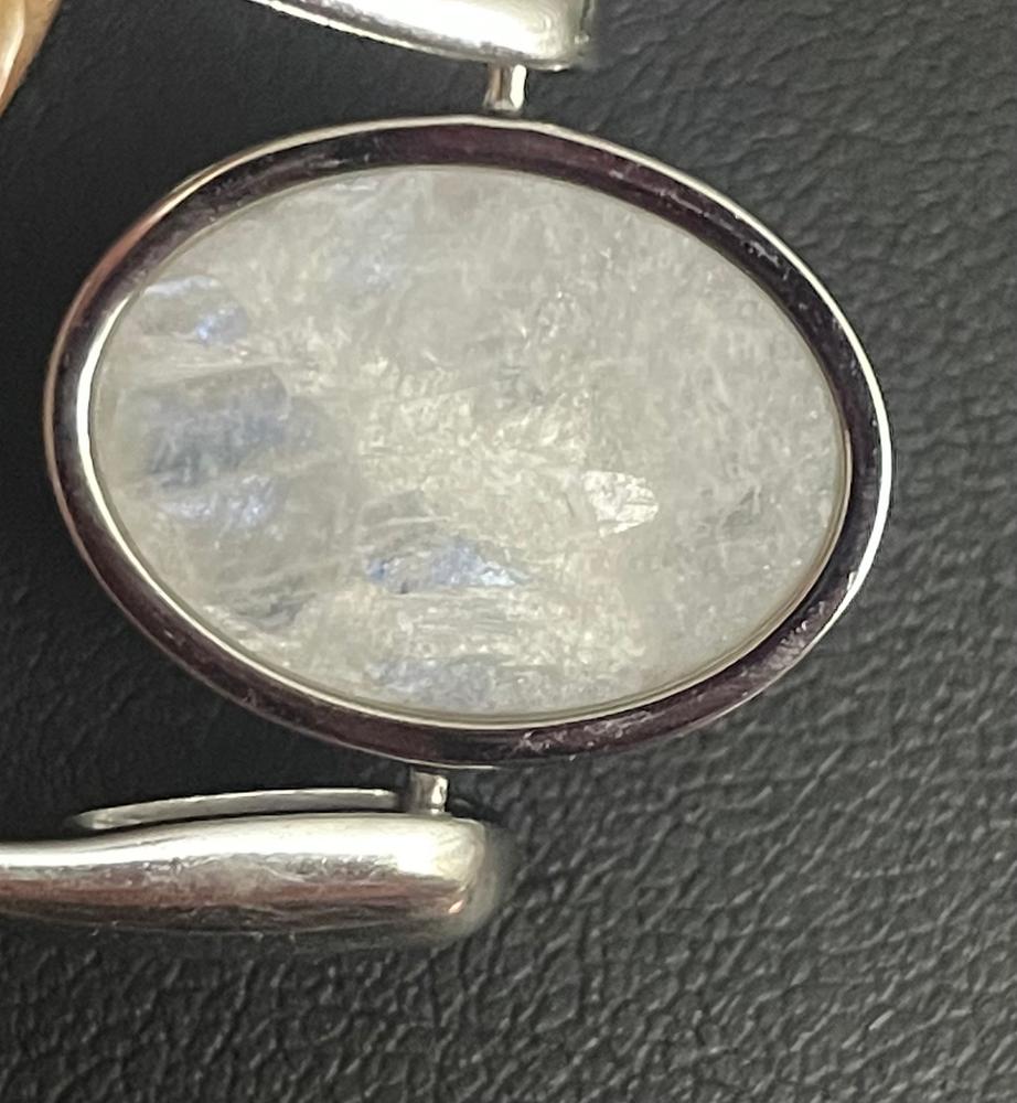Moonstone Oval Crystal Element - Customer Photo From Diane