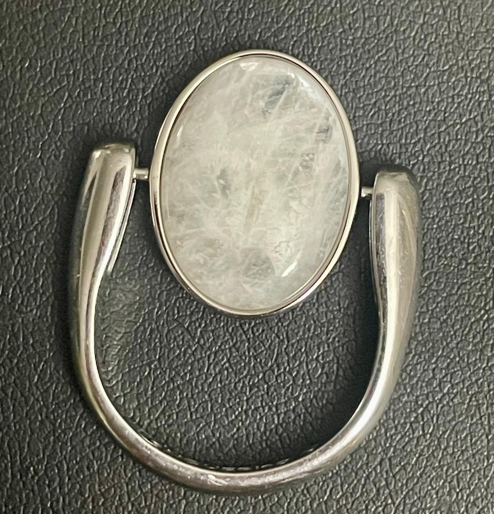 Moonstone Oval Crystal Element - Customer Photo From Diane